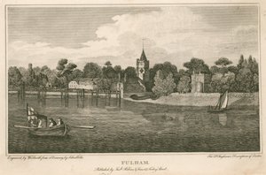 Fulham Church, London av Robert Blemell Schnebbelie