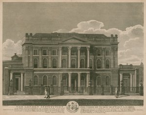 The London Institution for the Advancement of Literature and the Diffusion of Useful and Polite Knowledge (Londoninstitutionen för främjande av litteratur och spridning av nyttig och artig kunskap) av Robert Blemell Schnebbelie