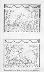 Snidade cassolette gjord av träet från Shakespeares mullbärsträd, c1700-talet, 1840.