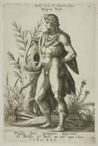 Apollo, tallrik 5 från Parnassus Biceps