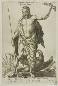 Jupiter, platta 2 från Parnassus Biceps av Robert Boissard