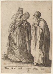 En vanärad gammal soldat..., 1570-1650.