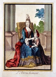 The Five Senses: Touch (färggravyr)