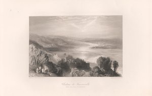 Chateau de Tancarville, med staden Quilleboeuf