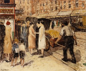 Lower East Side, ca 1930 (olja på duk)