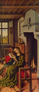 Altartavla Wing Santa Barbara, 1438, c1934 av Robert Campin