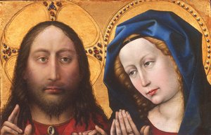 Kristus och Jungfrun av Robert Campin