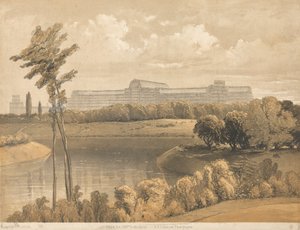 Crystal Palace från Reservoir, Sydenham av Robert Carrick