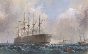 Telegrafkabelflottan till sjöss, 1865, 1865-66.