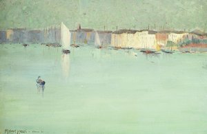 Tidig morgon, Venedig, 1891 av Robert Cozad Henri