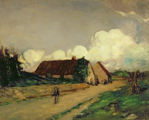 Gamla Bretagne bondgårdar av Robert Cozad Henri