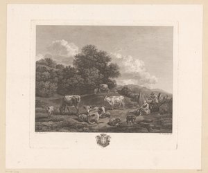 Landschap sätter herdar i vee Den holländska flocken av Robert Daudet (II)