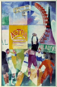 Cardiffs lag. Målning av Robert Delaunay (1885 - 1941) av Robert Delaunay