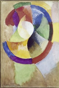 Cirkulära former, Sol nr 2 av Robert Delaunay