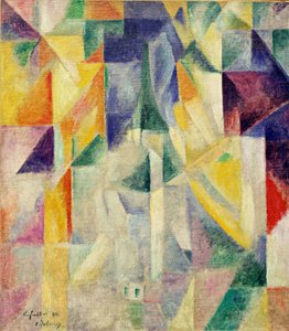 Windows. Målning av Robert Delaunay (1885-1941), enkaustisk på duk