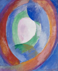 Cirkulära former, måne nr. 1 av Robert Delaunay