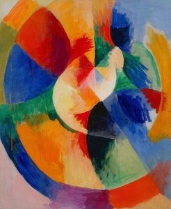 Kreisformen, Sonne (cirkulära former, sol). 1912/13