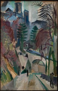 Laon landskap av Robert Delaunay