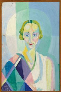 Porträtt av Madame Heim av Robert Delaunay