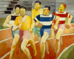 The Runners, ca 1924 (olja på duk)