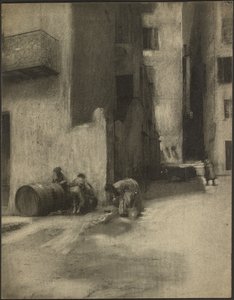 Gatuhörn i Menton av Robert Demachy
