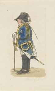 Porträtt av William V, Prins av Orange-Nassau av Robert Dighton