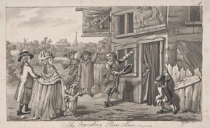 Den resande showmannen av Robert Dighton