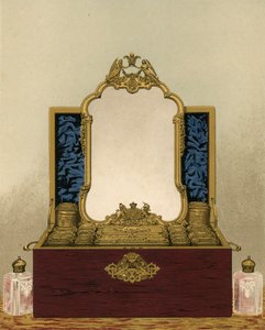 Klädskåp, överlämnat av damerna och herrarna i Hennes Majestäts hushåll (kromolit) av Robert Dudley