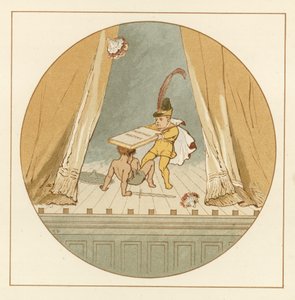 Två små barn som slåss på scenen av Robert Dudley