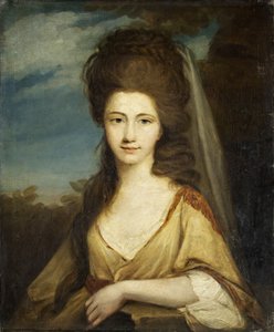 Lady Elizabeth Compton (olja på duk) av Robert Edge Pine