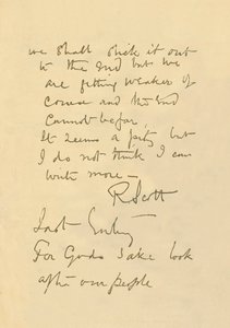 Faksimil av meddelande till allmänheten, 29 mars 1912, 1913