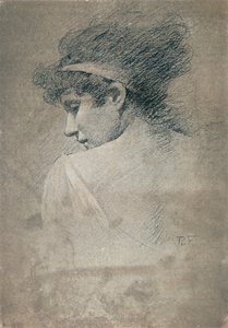 Kvinnostudie, c1895, 1897