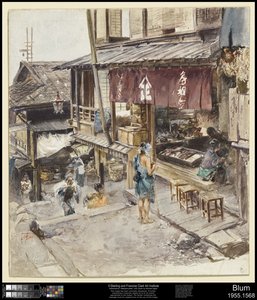 En gata i Ikao, Japan, III av Robert Frederick Blum