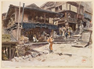 En gata i Ikao, Japan, I av Robert Frederick Blum