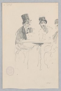 Caféscen av Robert Frederick Blum