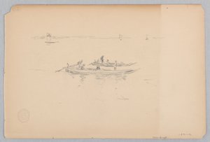 Fiskebåtar, Japan av Robert Frederick Blum
