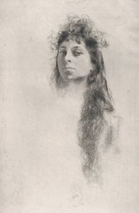 Chef för en flicka med långt hår,.n.d., n.d.. av Robert Frederick Blum