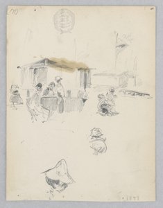 Marknadsscen av Robert Frederick Blum