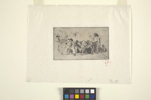 Män och åsnor, Rom (bläck) av Robert Frederick Blum