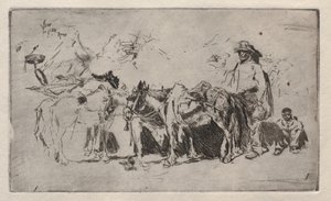 Män och åsnor, Rom av Robert Frederick Blum