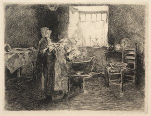 Måndag morgon, Holland, 1800-talet.