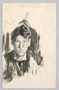 Porträtt av Kenyon Cox av Robert Frederick Blum