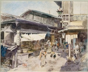 Gatuscen i Ikaho, Japan av Robert Frederick Blum