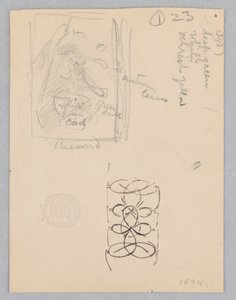 Studie för landskapet, "Moods to Music," Mendelssohn Glee Club, New York, NY av Robert Frederick Blum