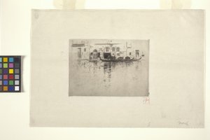Venetianska kanalen (bläck) av Robert Frederick Blum