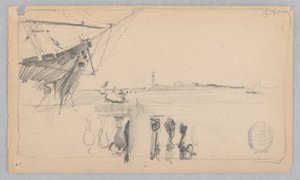 Utsikt över Venedig, Italien av Robert Frederick Blum