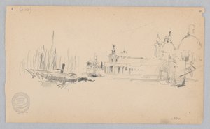 Utsikt över Venedig, Italien av Robert Frederick Blum