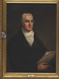 Porträtt av Joel Barlow (olja på duk)