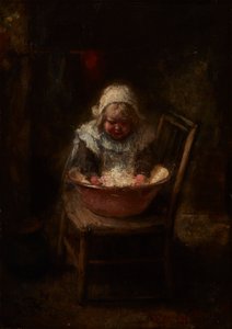 Wash Day (olja på duk) av Robert Gemmell Hutchison