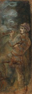 Rökare, 1917. av Robert Genin